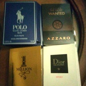 New Men's Cologne Sample Pack